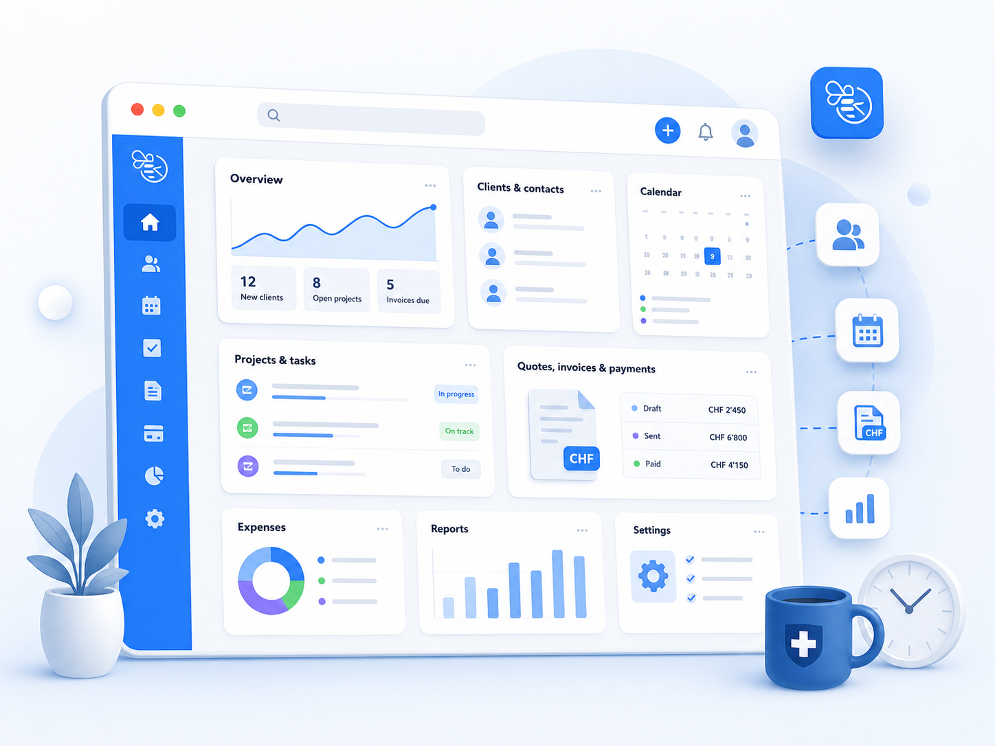 Ekipo CRM and office operations workspace